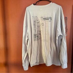 Star Wars Light Beige Long Sleeve Graphic Crewneck Shirt